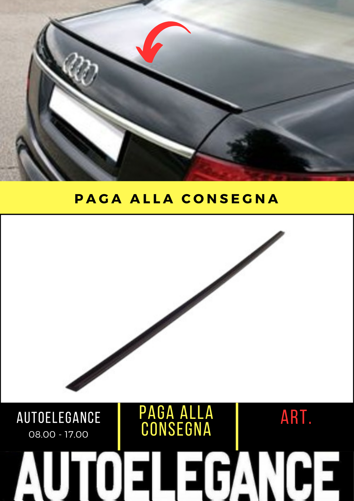 💕REAR SPLITTER SUITABLE FOR AUDI A8 MK1 D2 💕