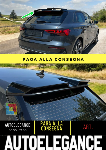 💫SPOILER TETTO ADATTO PER AUDI A3 8Y (2020-) PU UNPAINTED💫