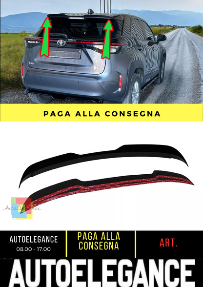 ⭐SPOILER TETTO  ADATTO  PER TOYOTA YARIS CROSS (2020-) ABS⭐