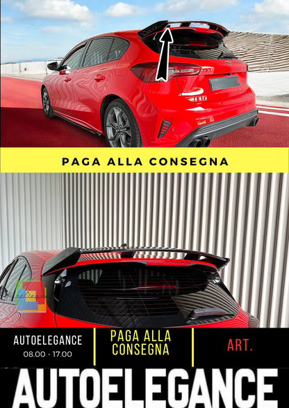 ⭐SPOILER TETTO ADATTO PER FORD FOCUS MK4 HATCHBACK (2018-) PU UNPAINTED⭐