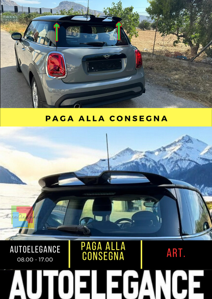 💫SPOILER TETTO ADATTO PER MINI COOPER F55/F56 PU UNPAINTED💫