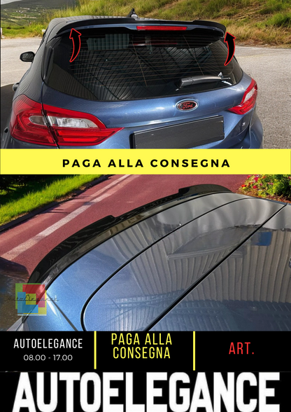 🔥EXTENSION ROOF SPOILER SUITABLE FOR FORD FIESTA MK8 (2017-) ABS🔥
