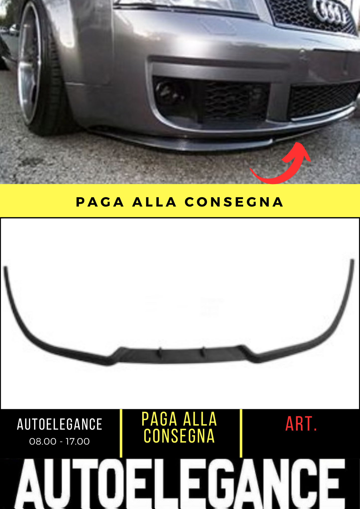 💕FRONT SPLITTER SUITABLE FOR AUDI A6 C5💕