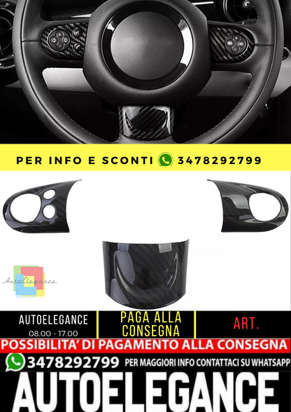 🔥Set di 3 coprivolanti in vero carbonio adatti per Mini R55 R56 R57 R58 R59🔥