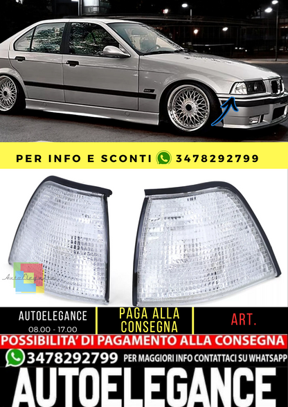 🔥Freccia bianca trasparente per BMW 3ER E36 Berlina Touring Compact 90-99🔥