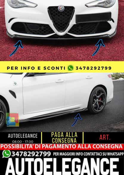🔥Set di Splitters Alfa Romeo Giulia Quadrifoglio🔥