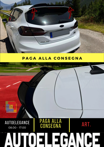 🔥EXTENSION ROOF SPOILER SUITABLE FOR FORD FIESTA MK8 ST / ST-LINE (2017-) ABS🔥