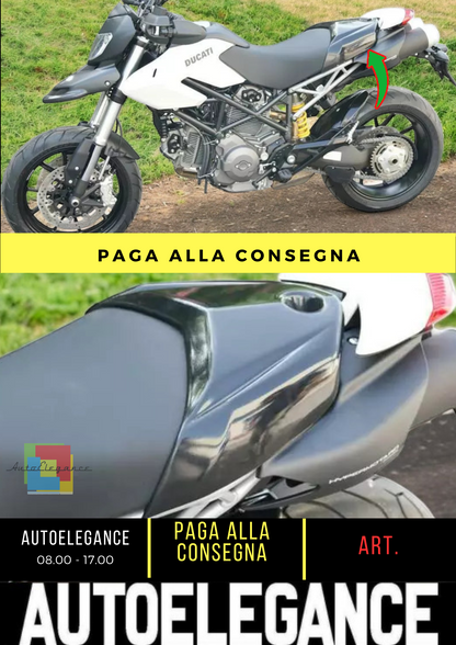 🔥DUCATI HYPERMOTARD 600 (2008-2012) COPRISELLA POSTERIORE IN PLASTICA ABS🔥