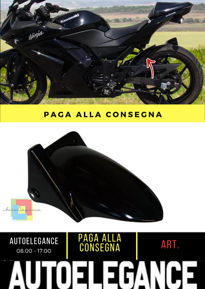 🔥KAWASAKI NINJA ZX250R (2008-2011)PARAFANGO POSTERIORE PARAFANGO PLASTICA ABS🔥