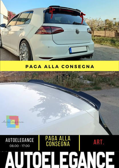 💕EXTENSION ROOF SPOILER FOR VW GOLF MK7 / MK7 FACELIFT GTI / R / R-LINE ABS💕