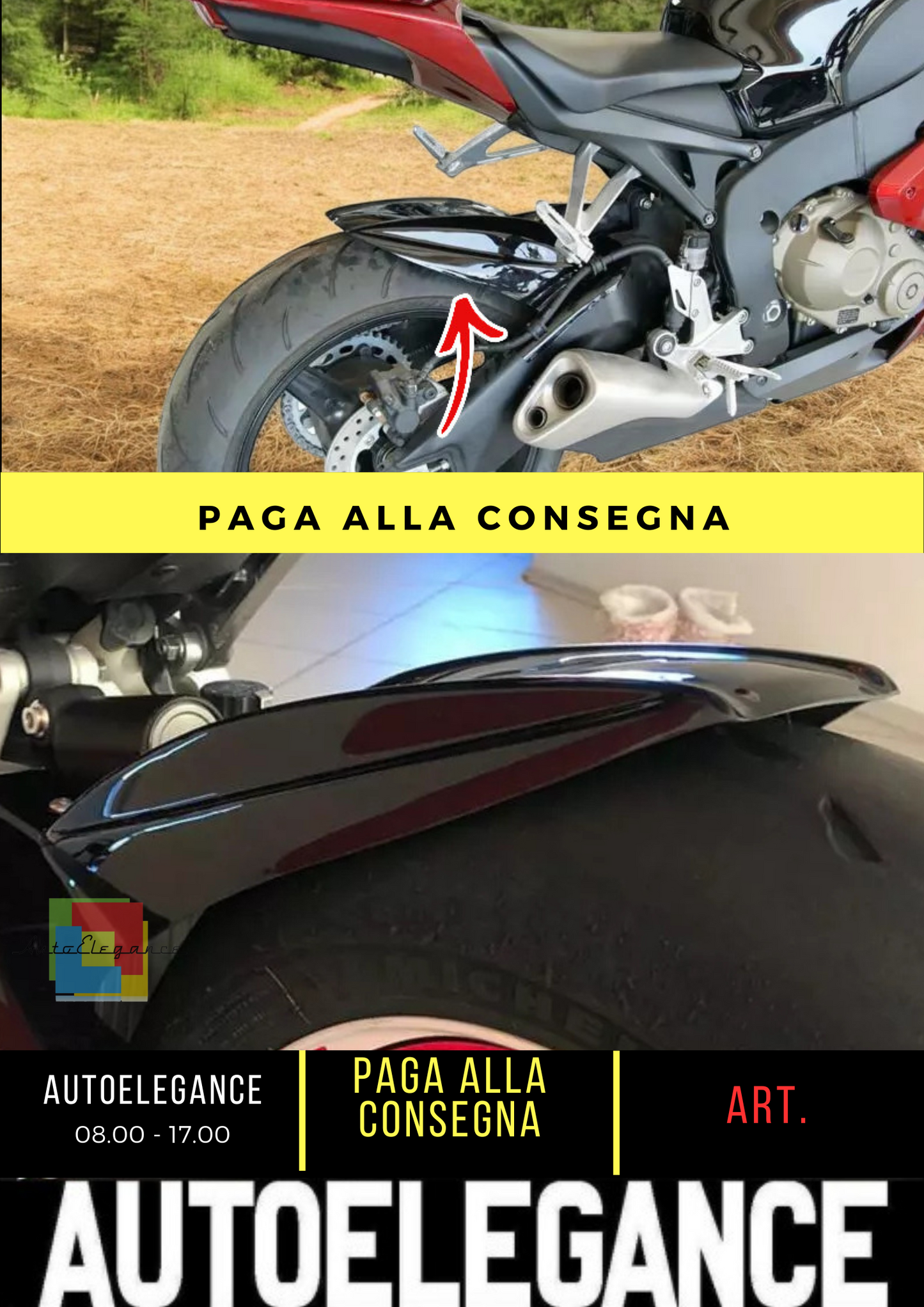 🔥HONDA CBR 1000RR (2008-2011) REAR MUDGUARD MUDGUARD ABS PLASTIC-🔥