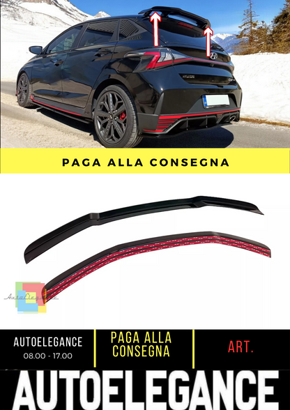 💕EXTENSION ROOF SPOILER SUITABLE FOR HYUNDAI I20 N MK3 (2020-) ABS💕
