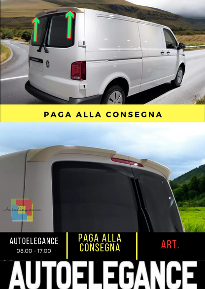 🔥SPOILER TETTO ALETTONE POSTERIORE 2 PORTE ADATTO PER VW T6.1🔥
