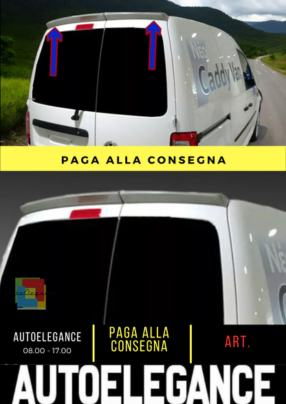🔥SPOILER TETTO ALETTONE POSTERIORE 2 PORTE PER VW CADDY MK3 MK4 (2003-2020)🔥
