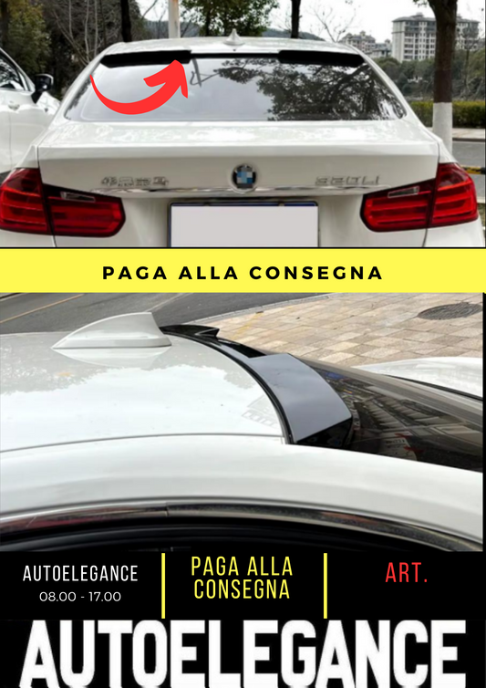 💕 REAR SPOILER SUITABLE FOR BMW 3 F30 GLOSSY BLACK 💕