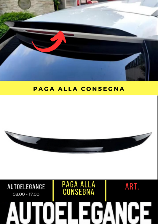 💕 SPOILER POSTERIORE ADATTO PER MERCEDES CLA X118 2019+ NERO LUCIDO 💕