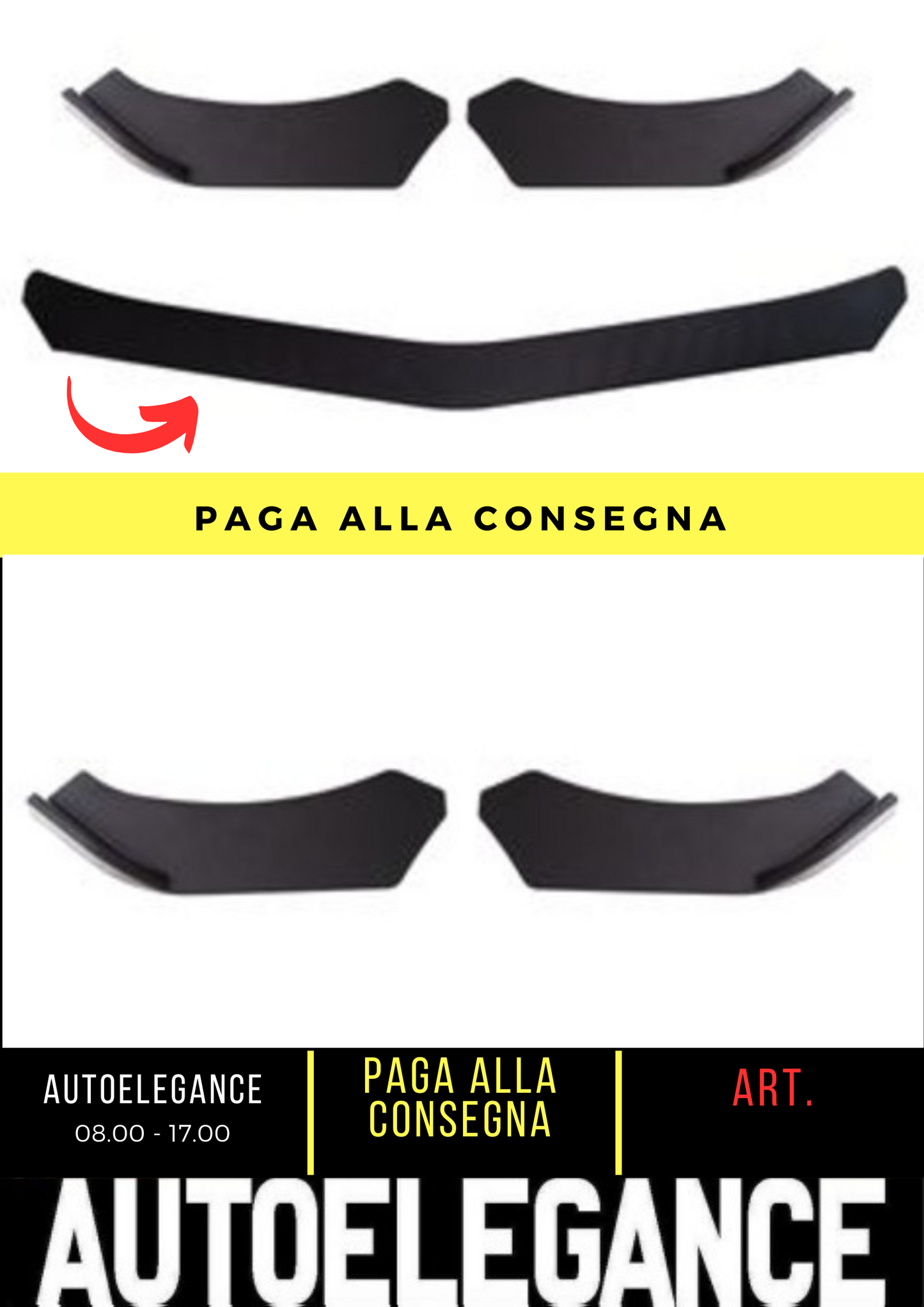 💕UNIVERSAL FRONT SPLITTER FOR MERCEDES 💕