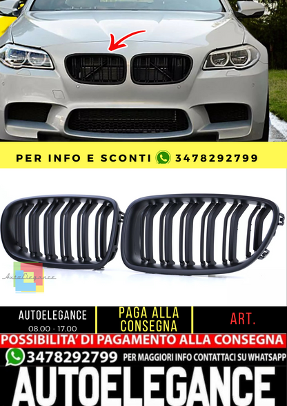 🔥Griglia del radiatore sportiva doppia barra performance opaca adatta per BMW🔥