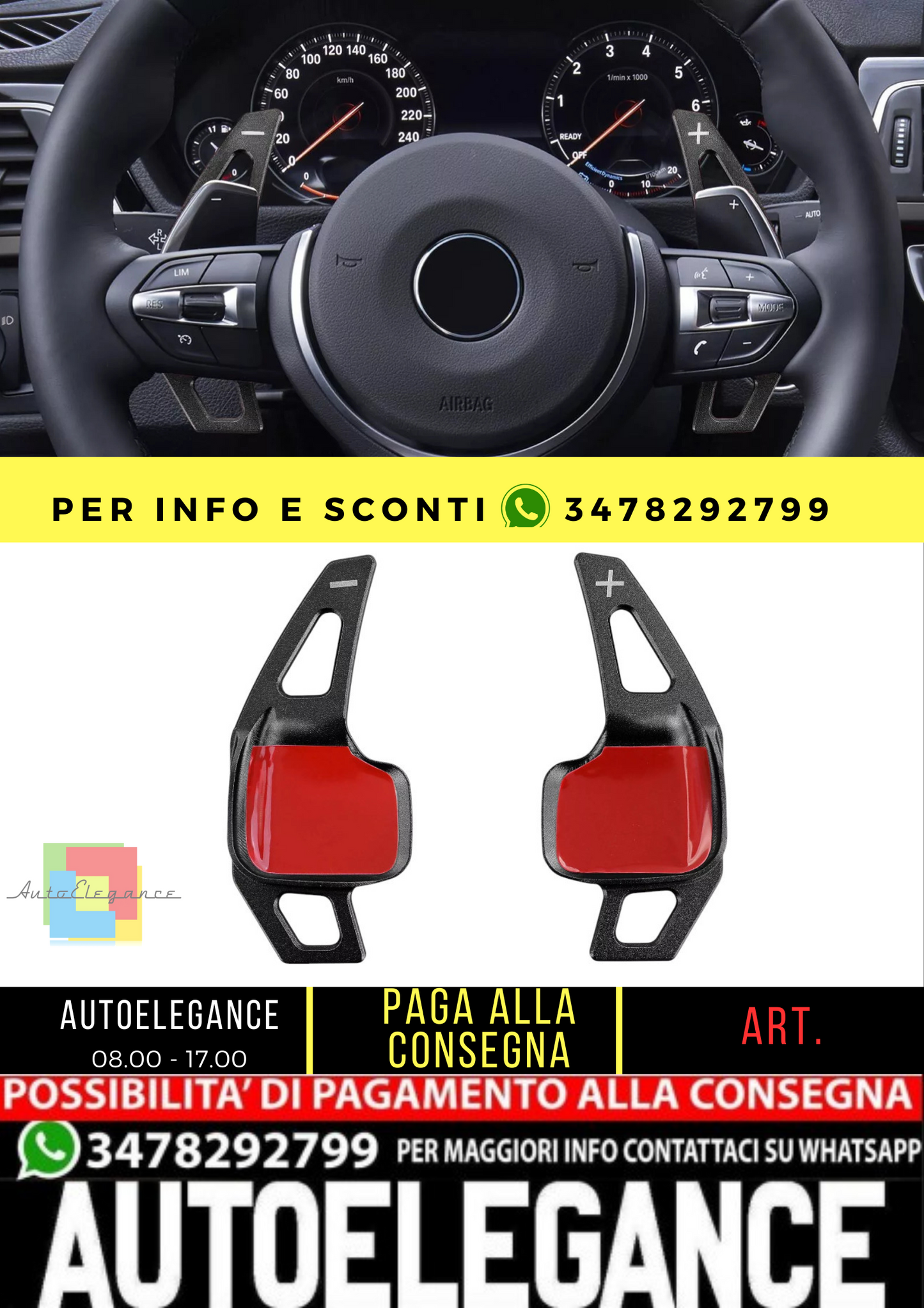 🔥Estensione paddle cambio in alluminio nero per BMW Serie 5 F10 F11 Serie 6 🔥