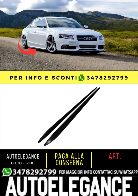 💕SIDE PANELS SUITABLE FOR AUDI A4 S4 B8 S-LINE 💕