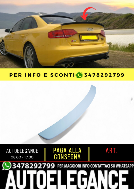 💕SPOILER SUITABLE FOR AUDI A4 B8 SEDAN 2008-2012 💕
