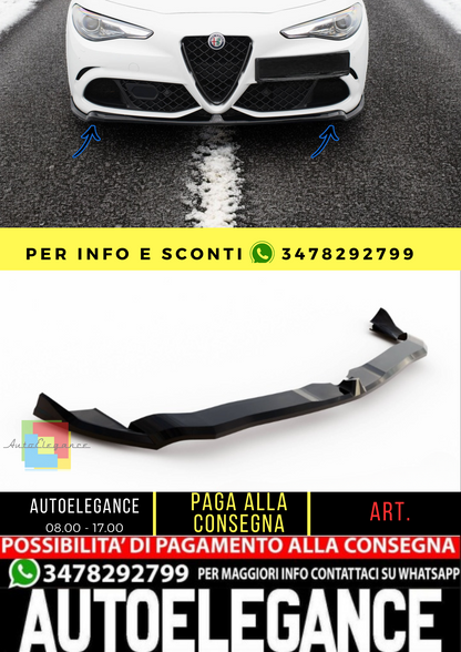 🔥Front Splitter Alfa Romeo Giulia Quadrifoglio 🔥