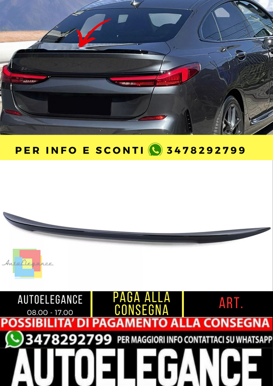 🔥Spoiler posteriore performance nero lucido per BMW Serie 2 F44 Gran Coupé dal 20🔥