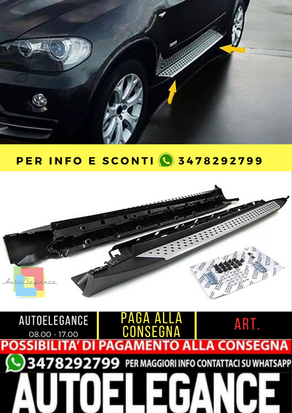 🔥Protezione laterale delle pedane in alluminio stile OE con ABE per BMW X5🔥