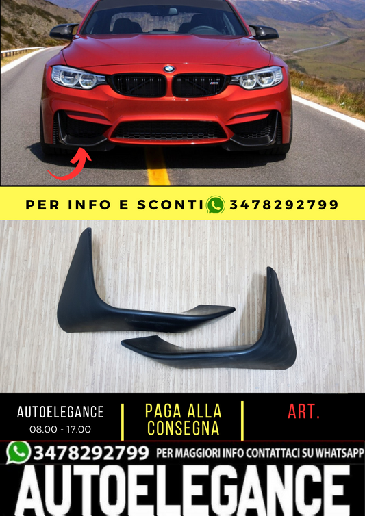 💕FRONT BUMPER UNDER SUITABLE FOR BMW M3 F80 M4 F82/F83 💕