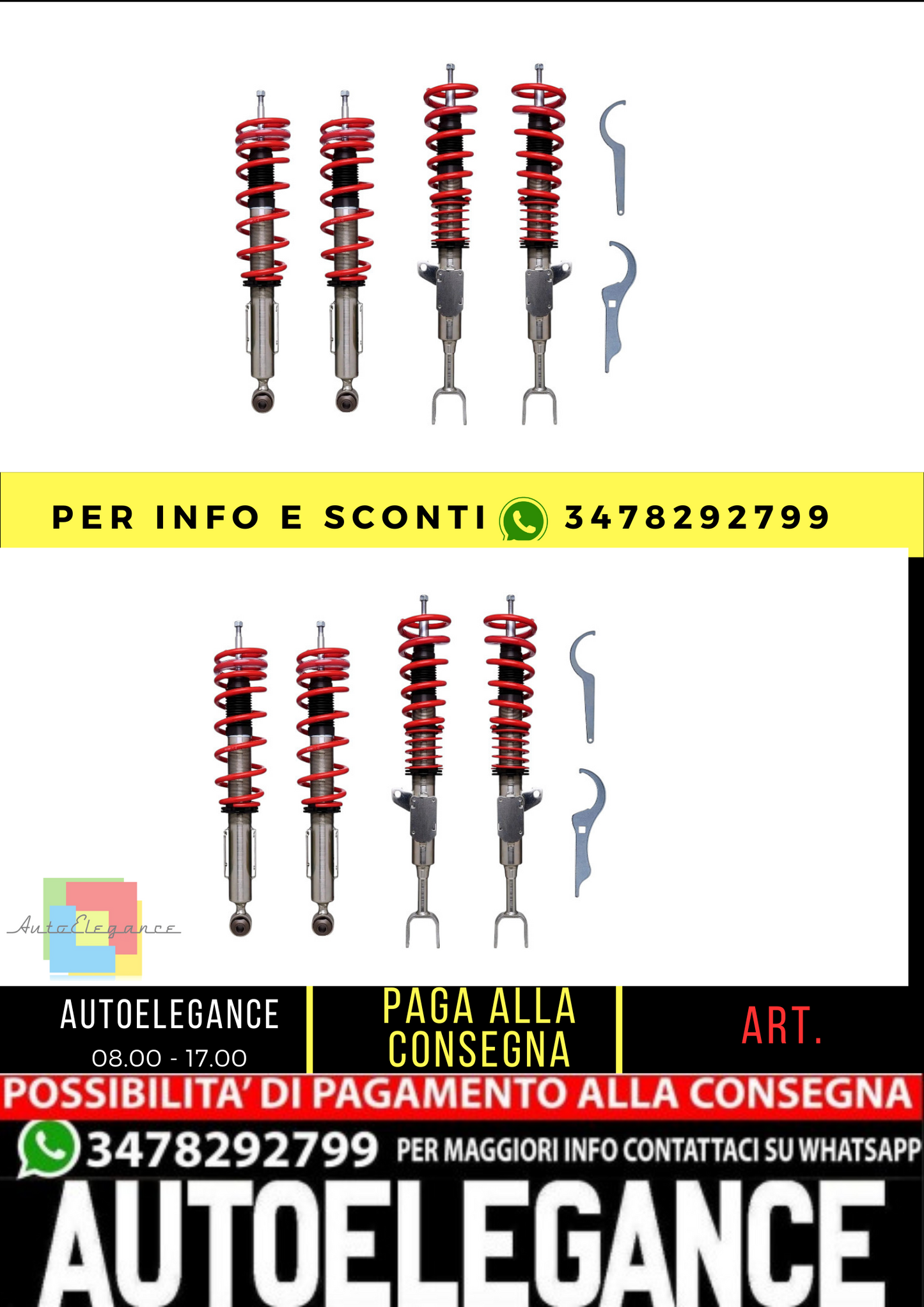 🔥Sospensioni coilover Redline per sospensioni abbassanti BMW F10 serie 5 2010🔥