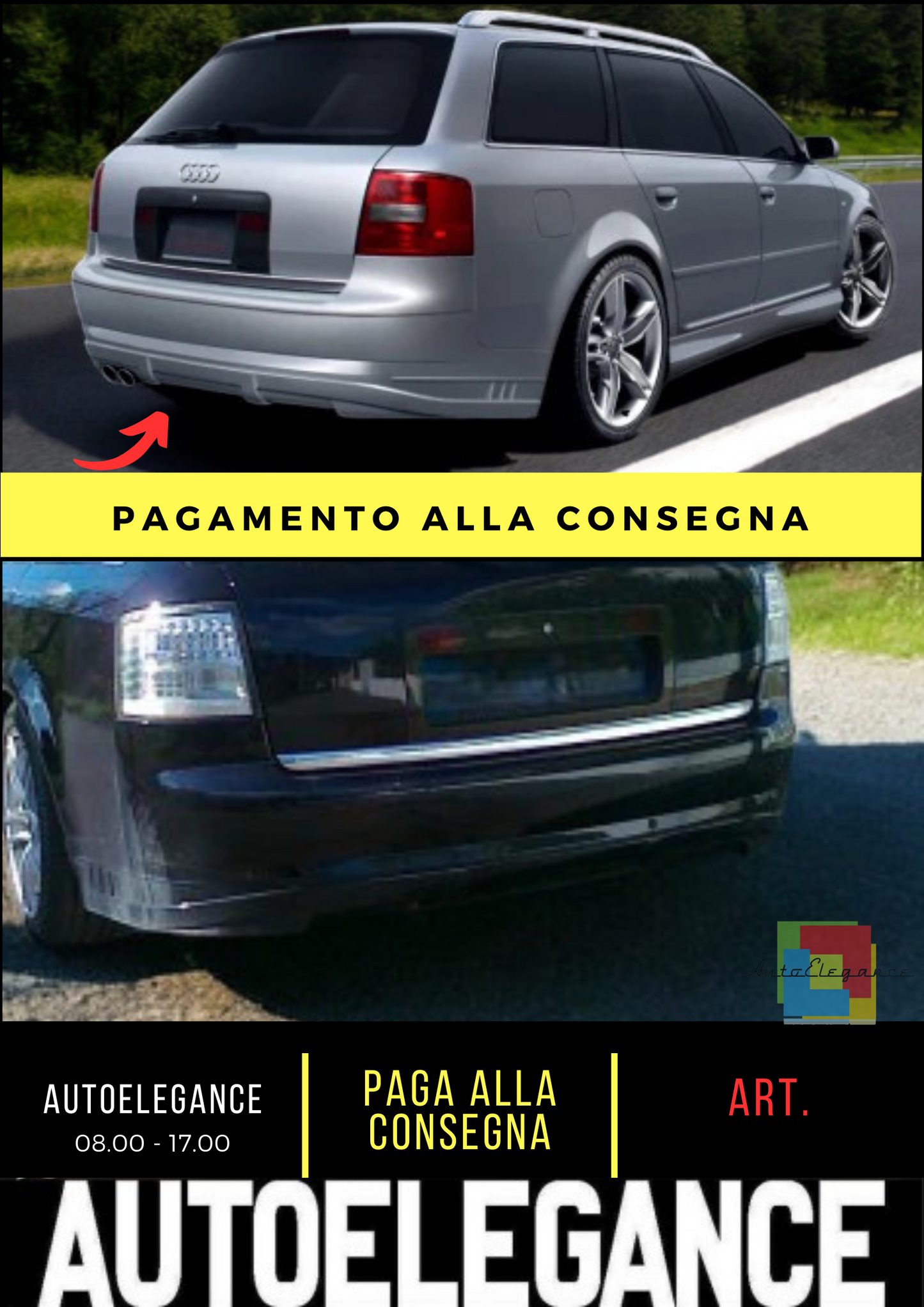 😍REAR BUMPER SUITABLE FOR AUDI A6 C5😍