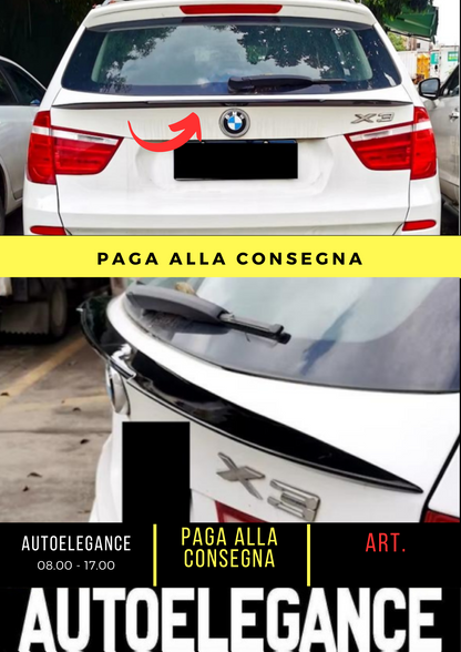 💕 REAR SPOILER SUITABLE FOR BMW X3 F25 GLOSSY BLACK 💕