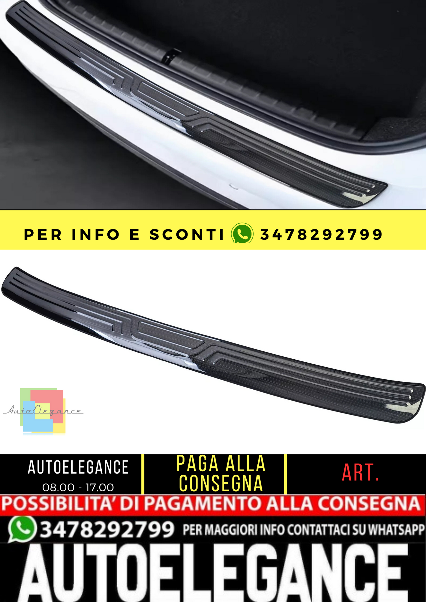 🔥Protezione della soglia di carico in acciaio inossidabile nero per BMW serie 5🔥