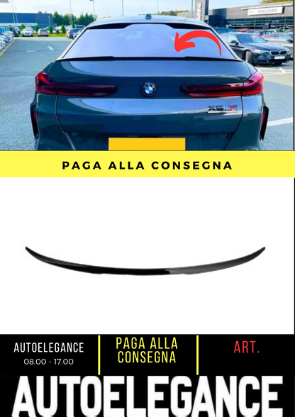 💕 REAR SPOILER SUITABLE FOR BMW X6 G06 GLOSSY BLACK 💕