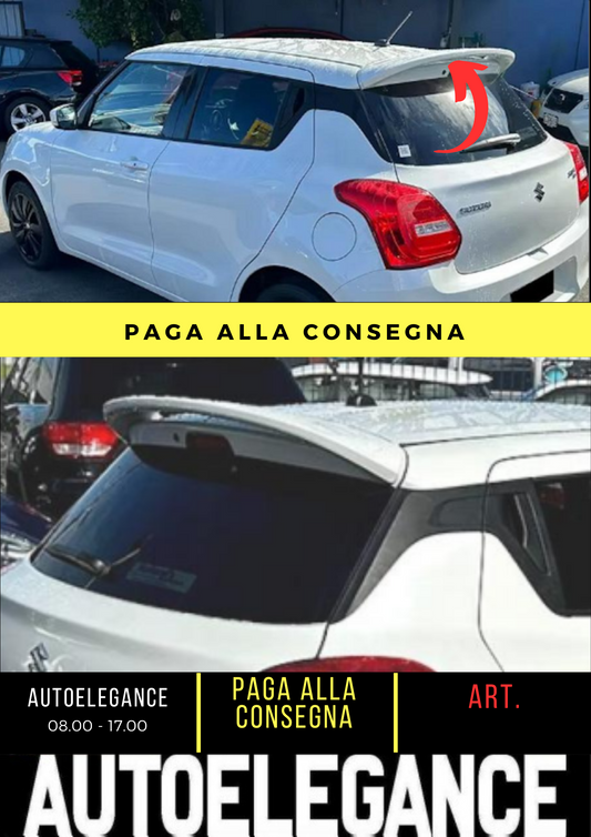 💕 REAR SPOILER SUITABLE FOR SUZUKI SWIFT MK6 GLOSS BLACK 💕