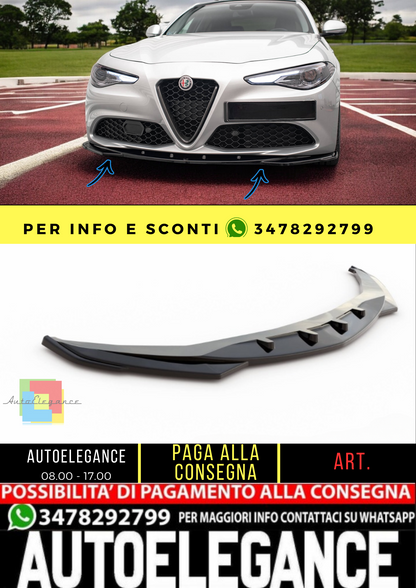🔥Splitter anteriore V.2 Alfa Romeo Giulia Sport🔥