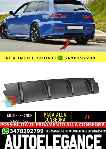 🔥Splitter posteriore ALFA ROMEO 156 GTA SW🔥