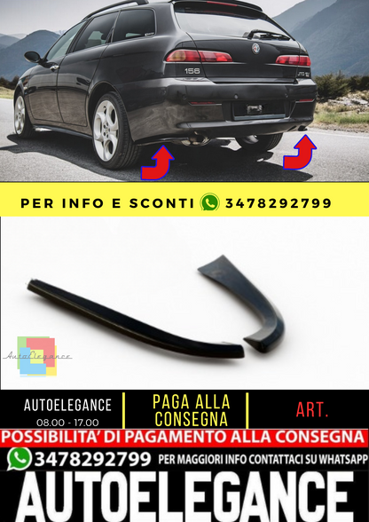 Splitter Laterali Posteriori Alfa Romeo 156 SW Facelift