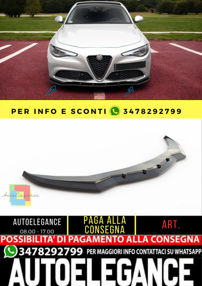 🔥Splitter anteriore V.1 Alfa Romeo Giulia Sport🔥