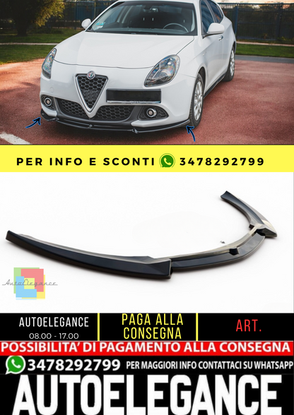 🔥Splitter anteriore V.3 Alfa Romeo Giulietta🔥