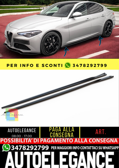 🔥Alfa Romeo Giulia Sport Side Skirts Diffusers🔥