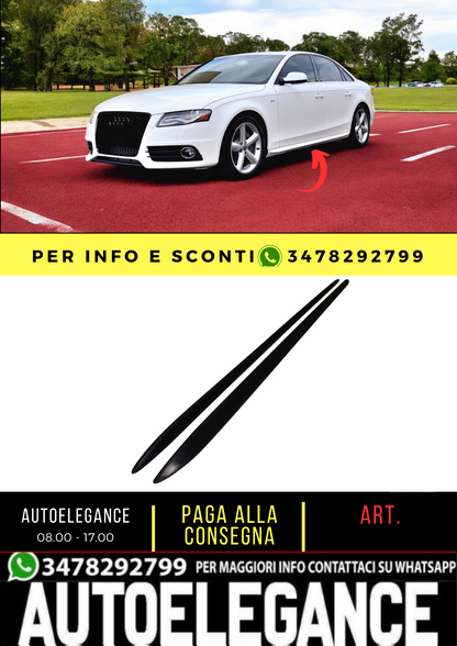 💕SKIRT SUITABLE FOR AUDI A4 S4 B8 SEDAN 2008-2012 💕