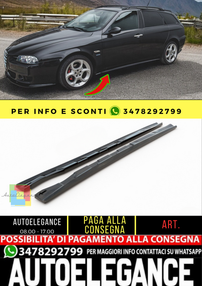 🔥Minigonne Laterali Diffusori Alfa Romeo 156 Facelift🔥