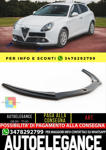 🔥Splitter anteriore V.2 Alfa Romeo Giulietta🔥