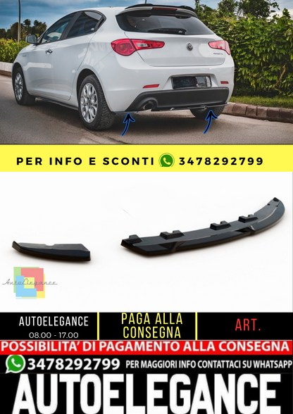 🔥Splitter Laterali Posteriori V.1 Alfa Romeo Giulietta🔥