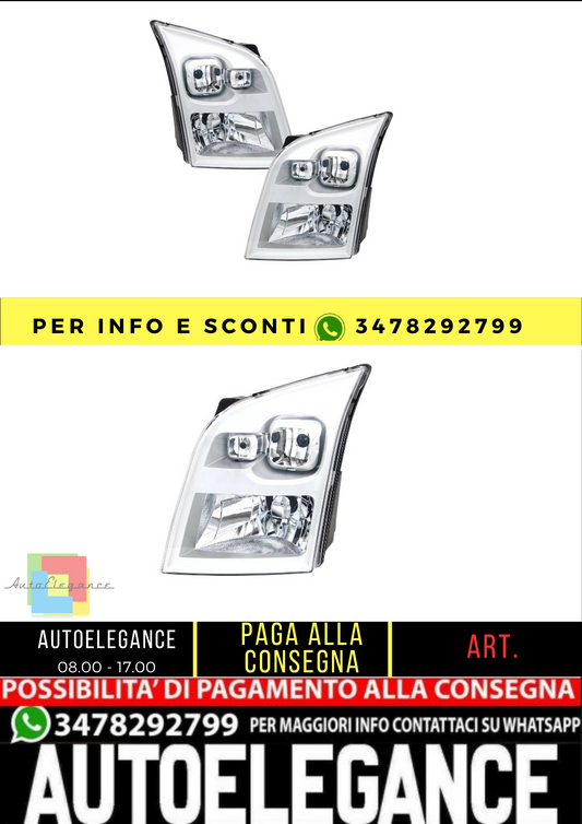🔥Set fari per Ford Transit TT9 dal 2006- motori H4 + LWR🔥