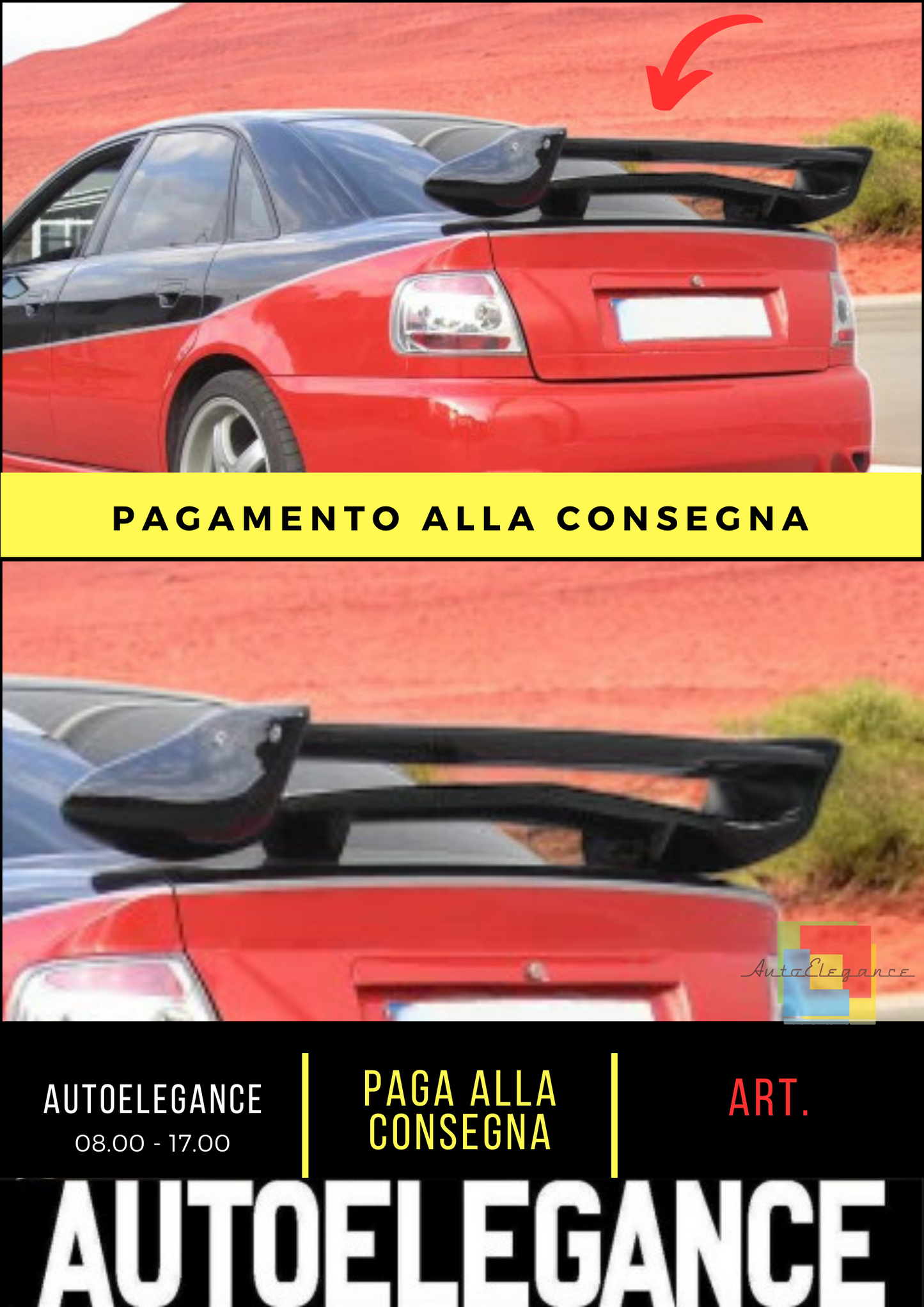 😍 BOOT SPOILER SUITABLE FOR AUDI A4 B5 😍