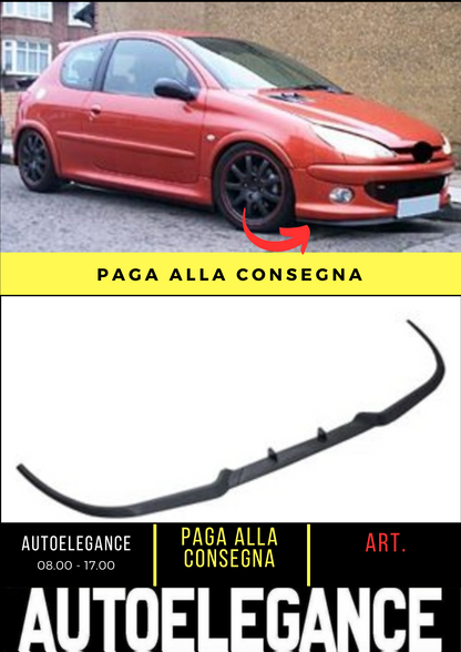 💕SPLITTER ANTERIORE ADATTO PER PEUGEOT 206 💕