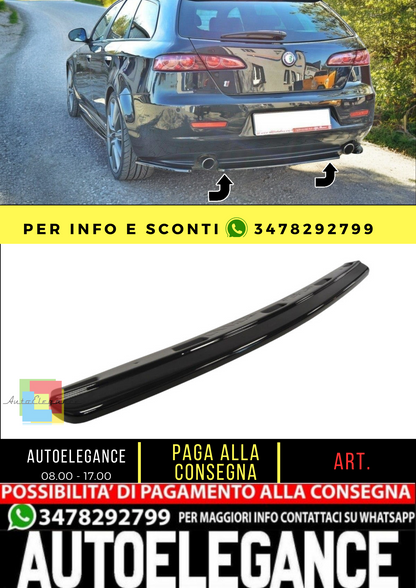 🔥Splitter posteriore ALFA ROMEO 159 (senza barre verticali)🔥
