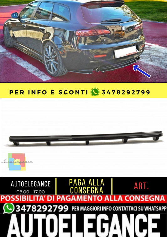 🔥ALFA ROMEO 159 rear splitter (with vertical bars)🔥